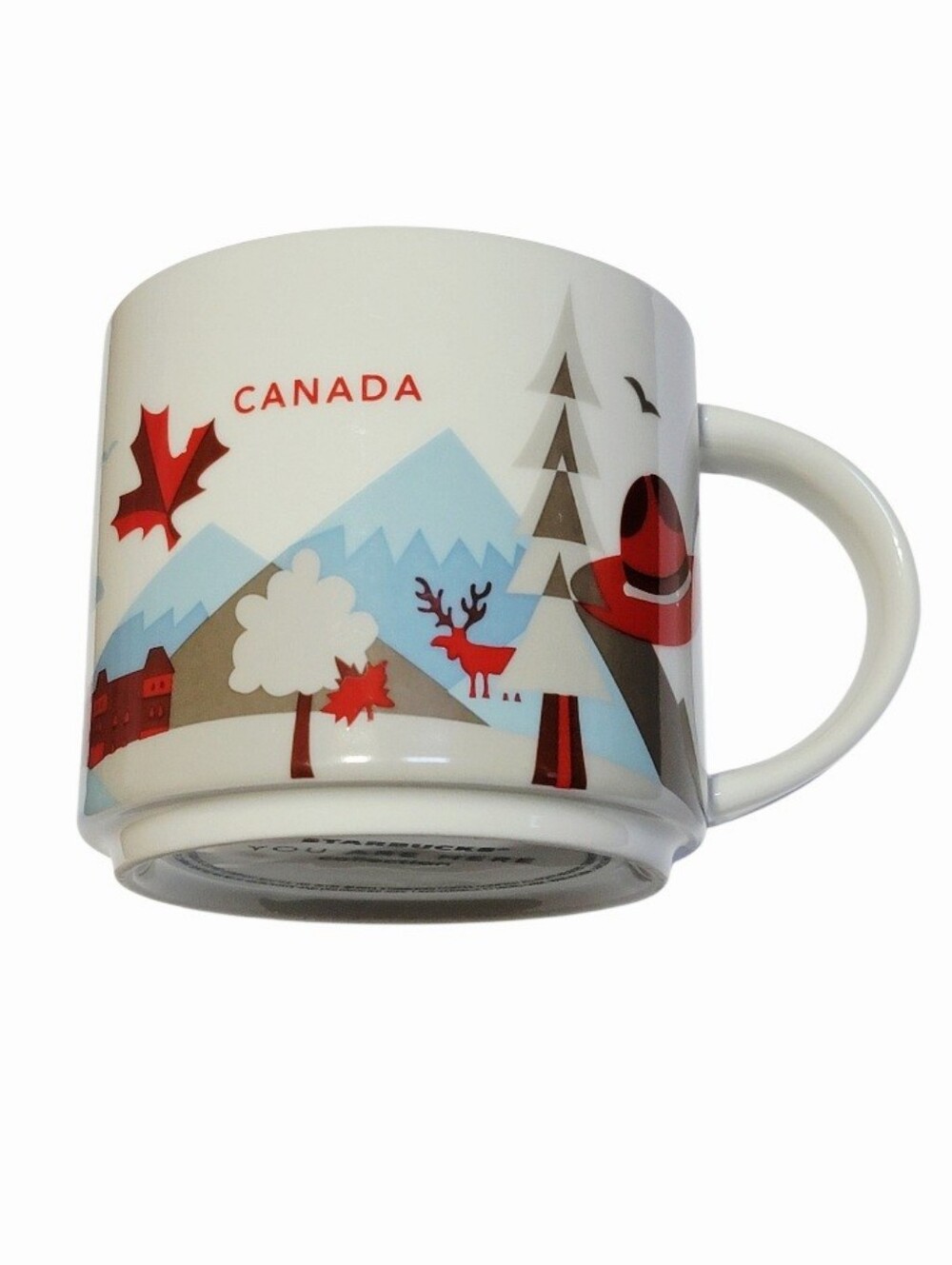 Discontinued 2014! Starbucks "You Are Here" Canada Coffee Mug